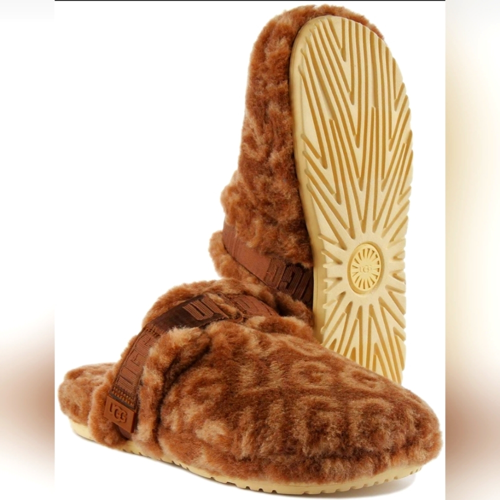 💗Brand New 💗 UGG Fluff It Pop Slippers - Mens size 10